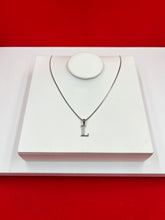 Pure Silver “L” Pendant Necklace