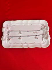 Pure Silver Kids Anklets 6.5 (KA60)