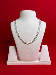 Cuban Pure Silver Chain 20”(SC161)
