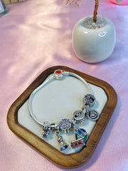 Authentic Pandora 7 Charms Bracelet