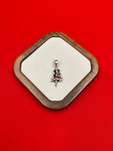 Ganesh ji Oxidized Silver Pendant