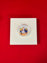 PURE SILVER 10 GRAMS GURU NANAK DEV JI COIN