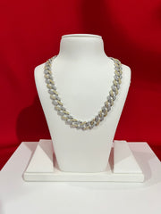 Iced-out Pure Silver Chain 20”