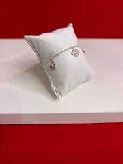 Pure Silver Charm Bracelet (WB130)
