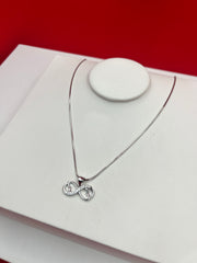 Forever Silver Pendant Necklace