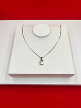 Pure Silver “C” Pendant Necklace