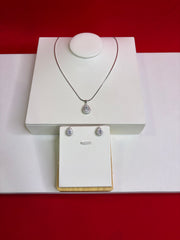 Pure Silver Pendant Set (WN142)