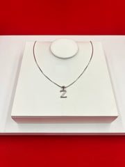 Pure Silver “Z” Pendant Necklace