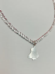 Silver punjabi Alphabet Pendant