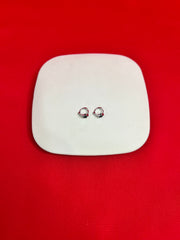 Mini Pure Silver Upper Lob Hoops Earrings (Np1)