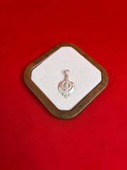 Pure Silver Khanda Pendant (SP40)