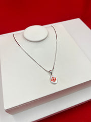 Khanda Sahib Silver Pendant Necklace