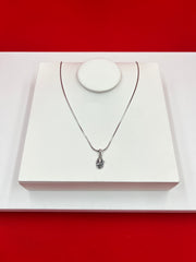 Genshji Oxidized Silver Pendant Necklace