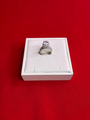 Pure Silver Women’s Cocktail Ring (Size 6) WR254
