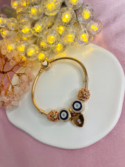 Authentic Rose-Gold Pandora Bracelet