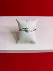 Women’s Pure Silver Bangle Bracelet (SB111)