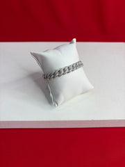 Men Silver Icedout Bracelet (MB160)