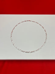 Figaro Pure Silver Chain 20” Sc35
