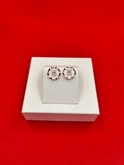 Rose gold Pure Silver Earrings