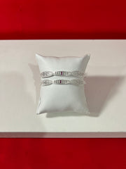 Pure Silver Bangle Pair 2.4 (SB68)