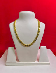 Pure Silver 24K Gold Plated Chain 20” (SC116)