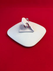 Pure Silver Hoops Earrings (HE80)
