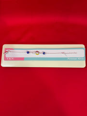 Kids Silver Bracelet (Adjustable,6.0-7.0 Inch)