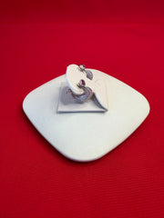 Pure Silver Hoops Earrings (HE90)