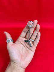 Pure Silver Car Key Chain