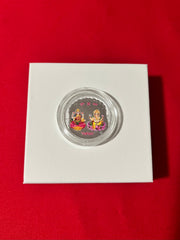 PURE SILVER 10 GRAMS LAXMI GANESH JI COIN