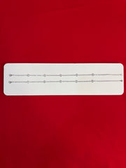 Pure Silver Adjustable Anklets (WA158)