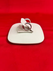 Pure Silver Hoops Earrings (HE33)