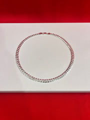 Cuban Pure Silver Chain 20” sc61