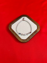 Fancy Pure Italian Silver Bracelet