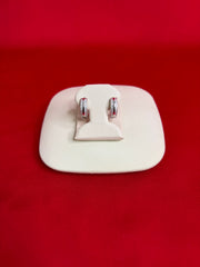Pure Silver Hoops Earrings (HE59)