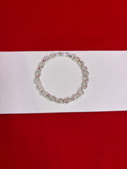 Kids Pure Silver Bracelet 7.5 Inch (KSR36)
