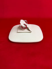 Pure Silver Hoops Earrings (HE58)