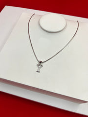 Pure Silver “Y” Pendant Necklace
