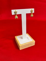 Pure Silver Jhumki With 24k Gold Plating(WJ13)