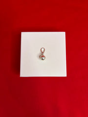 Pure Silver Round Ball Pendant (RA91)