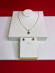 Pure Silver Pendant Set (WN145)
