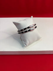 Pure Silver Black Moti (Najariye) Bangles, S-2.2 (SB134)