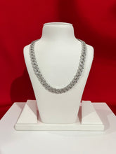 Iced-out Pure silver chain 20”