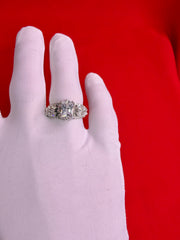Pure Silver Women’s Cocktail Ring (Size 7.5) WR255