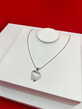 Heart & Blossom Pendant Necklace