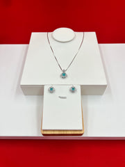 Turquoise Glow Pendant Set