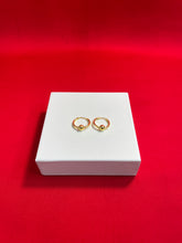 Pure silver Hoops 24k gold plated