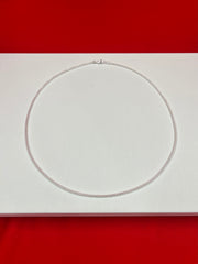 Curb Pure Silver Chain 24” Sc34