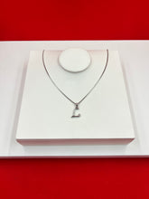 Pure Silver ”L” Pendant Necklace