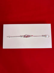 Kids Pure Silver Rakhi Bracelet (KSR7)